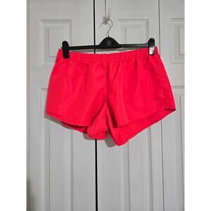 Danskin now xl women's glow orange athletic shorts